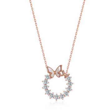 Butterfly Ring Necklace