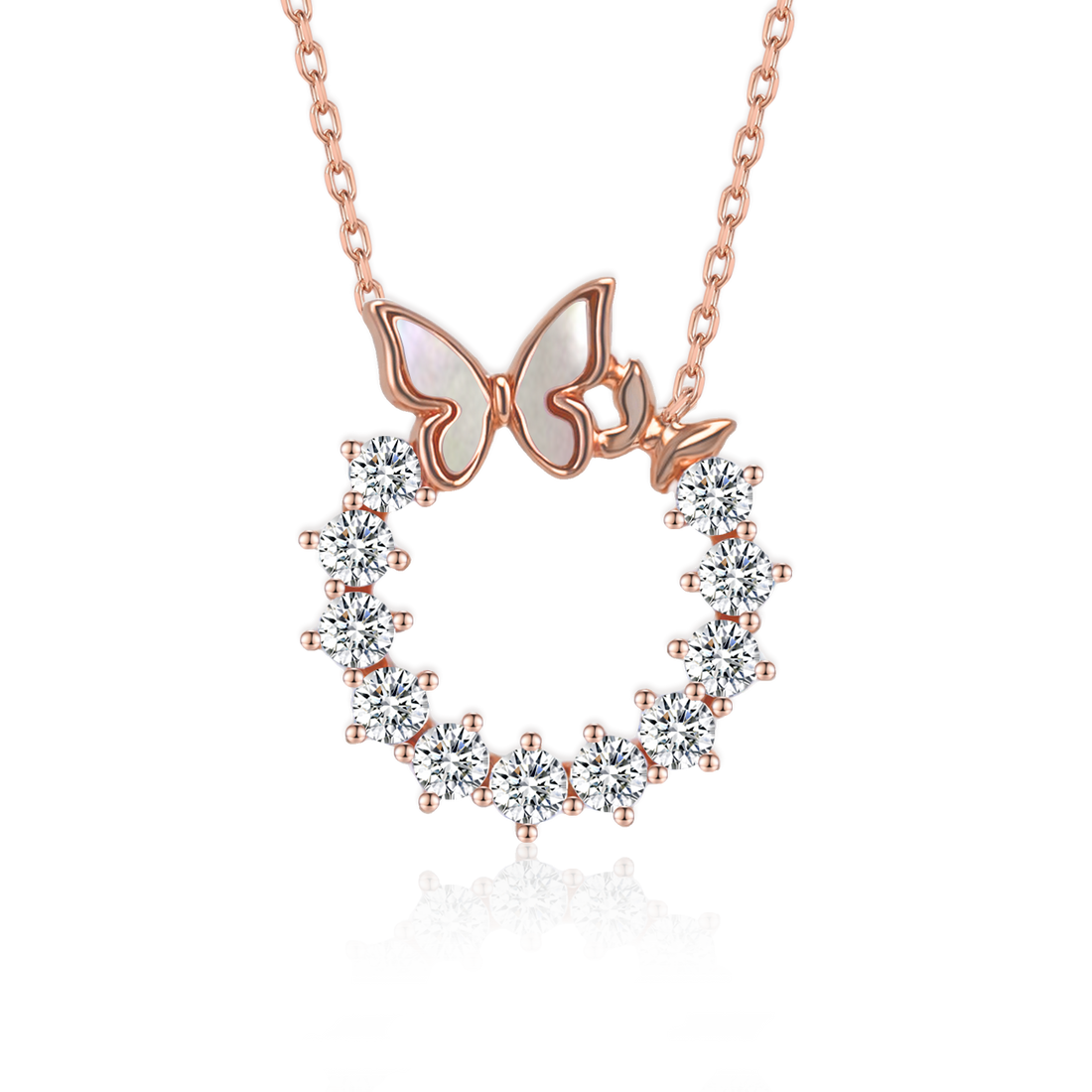 Butterfly Ring Necklace