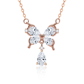 Crystal Wing Necklace