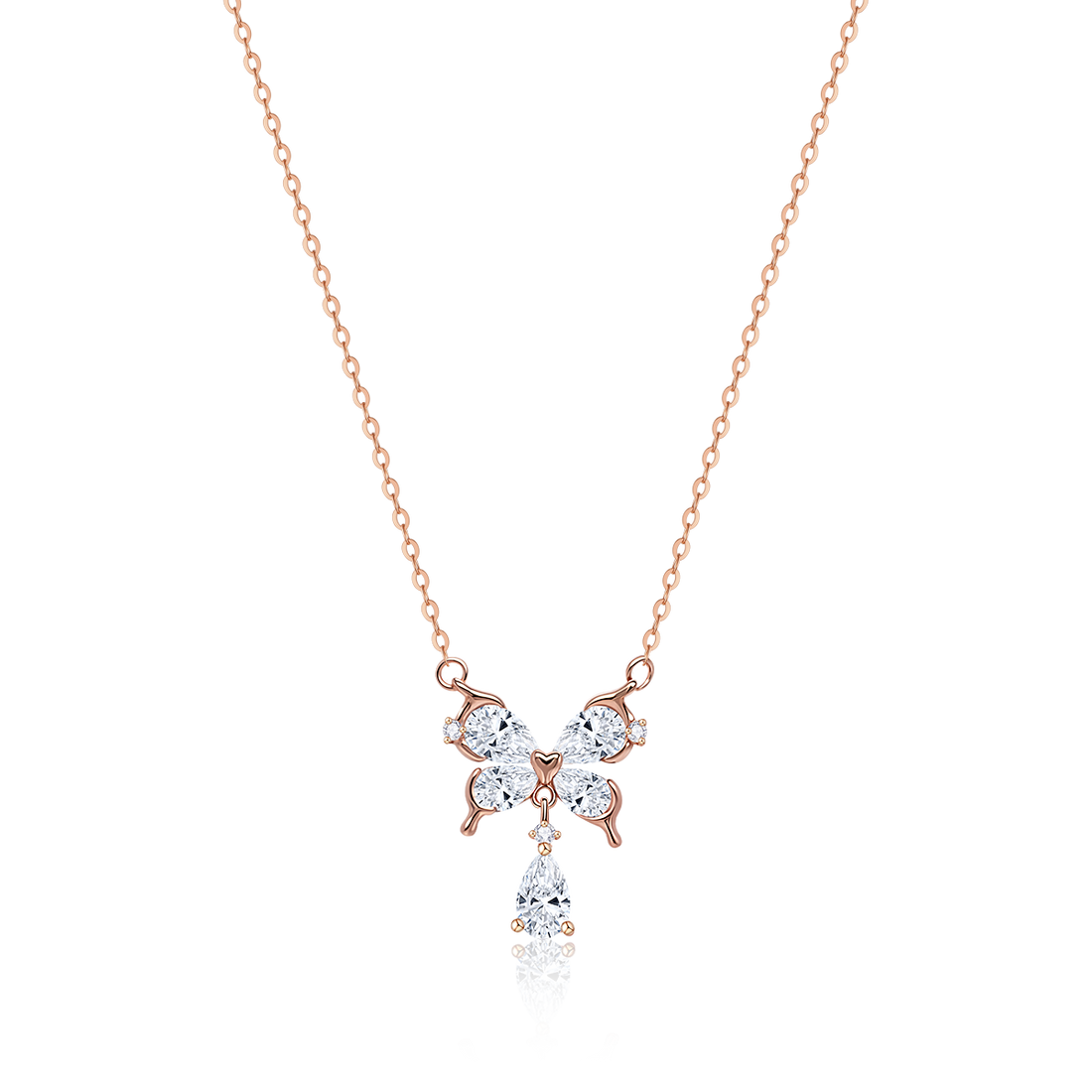Crystal Wing Necklace