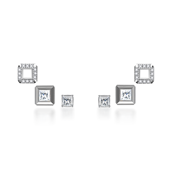 Cubic Shine Studs