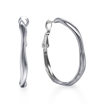 Flow Hoop Earrings