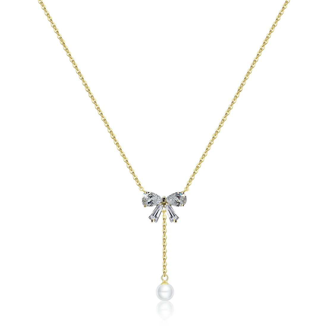 Pearl Bow Drop