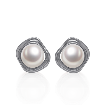 Ripple Pearl Earrings