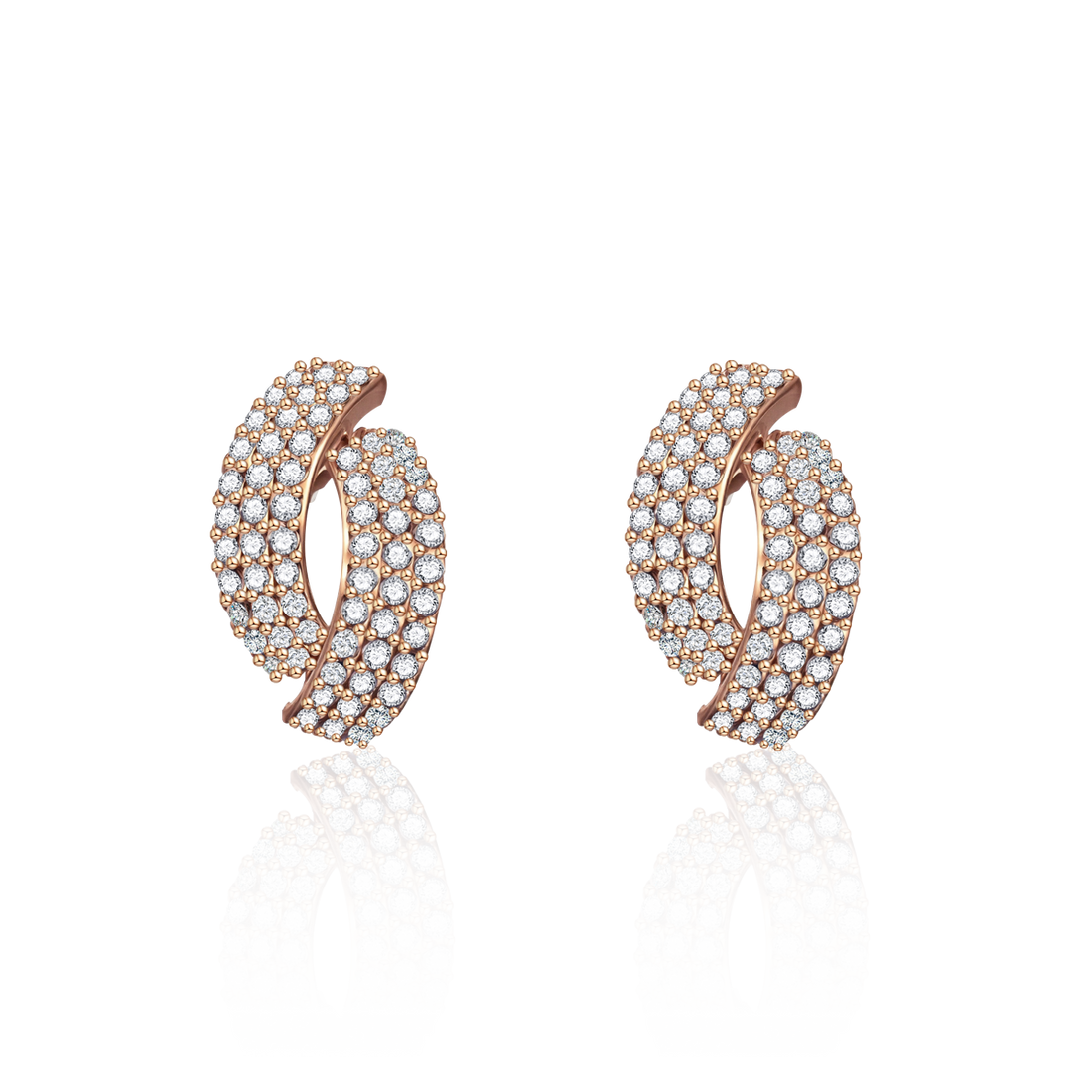 Shimmer Ribbon Earrings